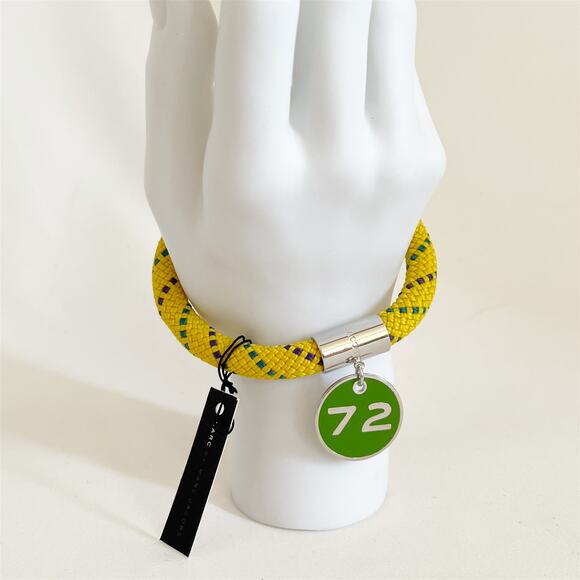MARC JACOBS Chunky Rope Bangle Bracelet with Charm NWT - Picture 8 of 8